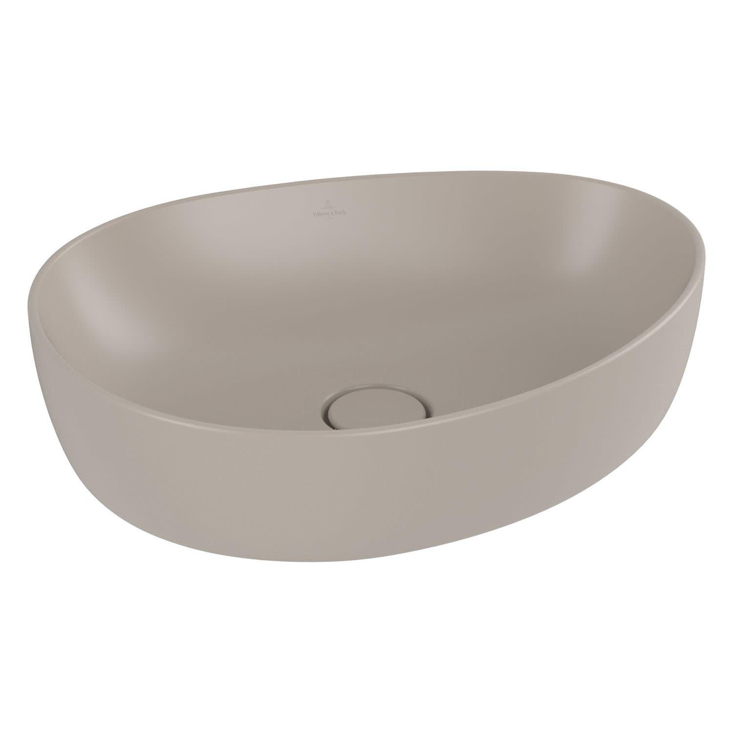 Умывальник накладной Villeroy&Boch Antao 4A7351AM 510x400x145 мм Бежевый (173141)