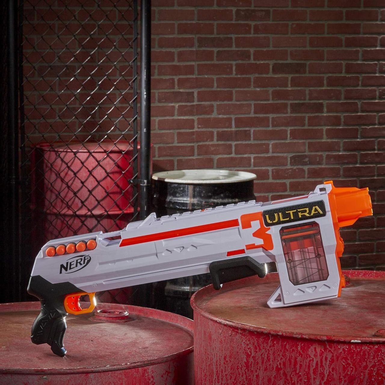 Бластер Nerf Ultra Three Blaster Hasbro (E7923) - фото 6 Бластер Nerf Ultra Three Blaster Hasbro (E7923) - фото 6