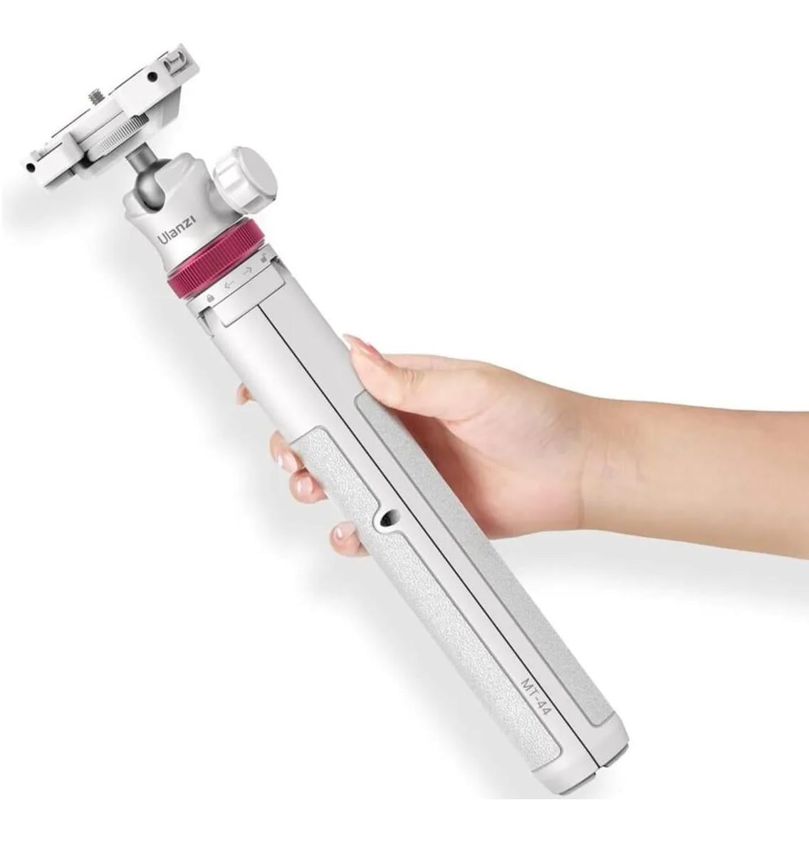 Штатив алюминиевый Ulanzi MT-44 с креплением для смартфона и камеры 32-149 см Белый (2887657623)