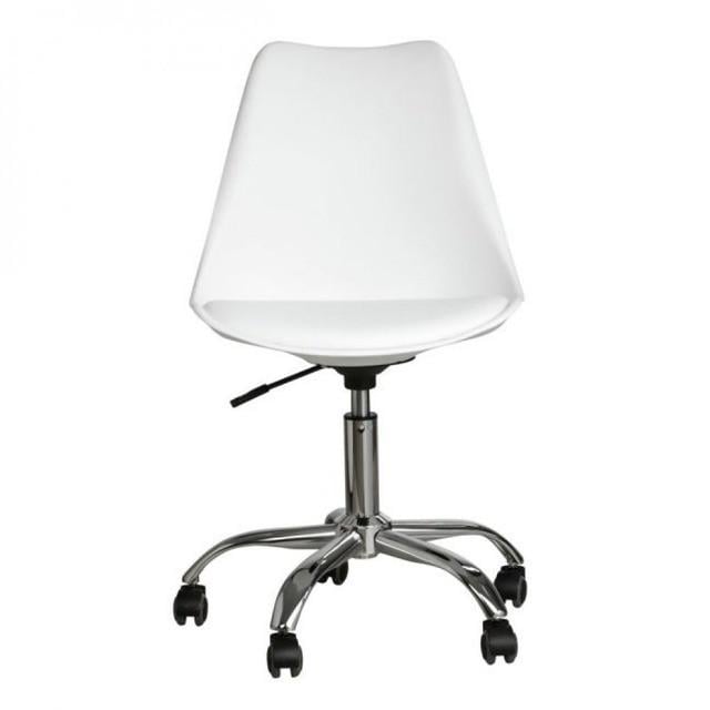 Офісне крісло Bonro B- 487 на колесах Білий (2817518696) Офісне крісло Bonro B- 487 на колесах Білий (2817518696)