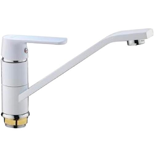 Смеситель для кухни Frap H31 F4931 1034092 однорычажный Белый (102489)