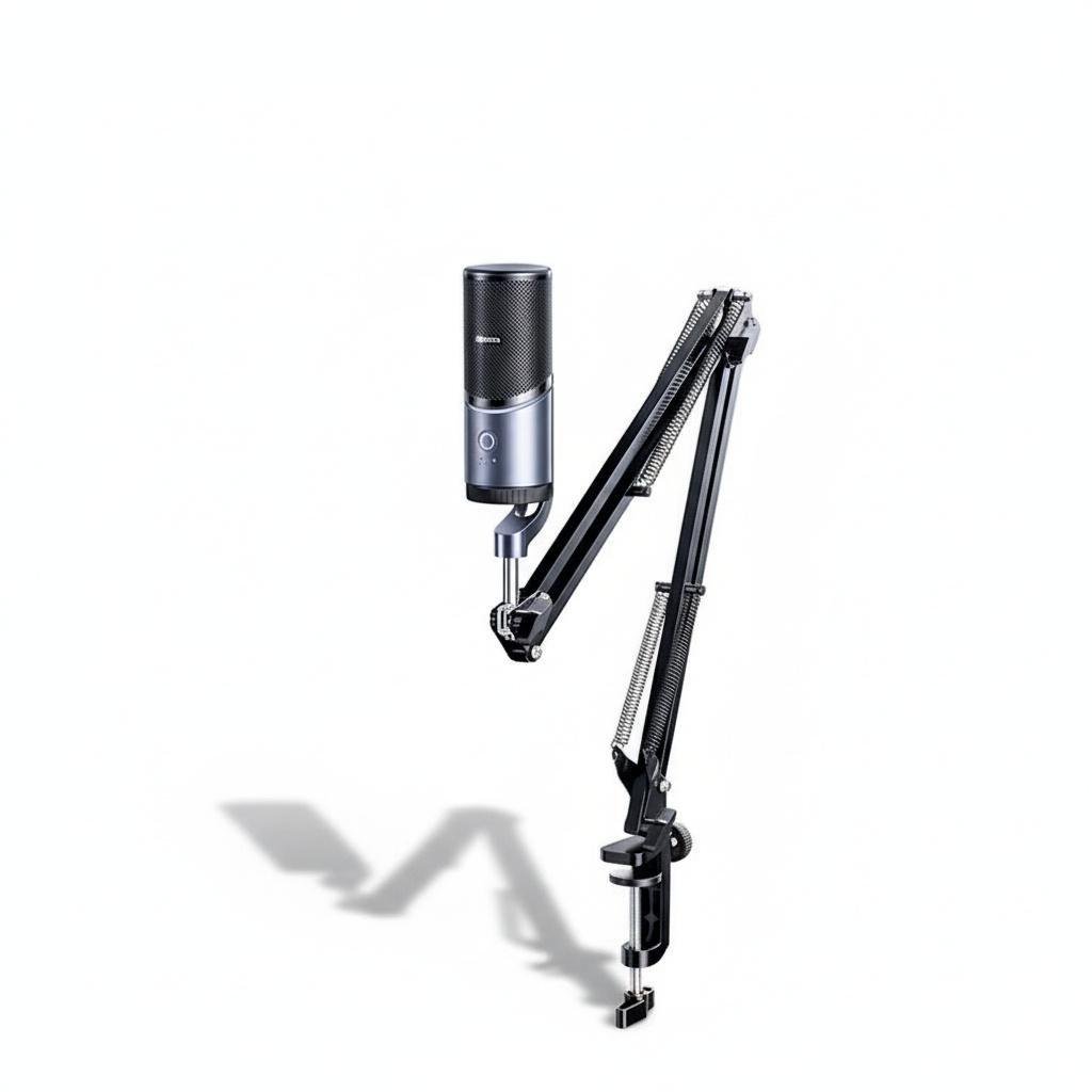 USB-микрофон с пантографом UGREEN CM769 конденсаторный/RGB/ENC Черный (55729) USB-микрофон с пантографом UGREEN CM769 конденсаторный/RGB/ENC Черный (55729)