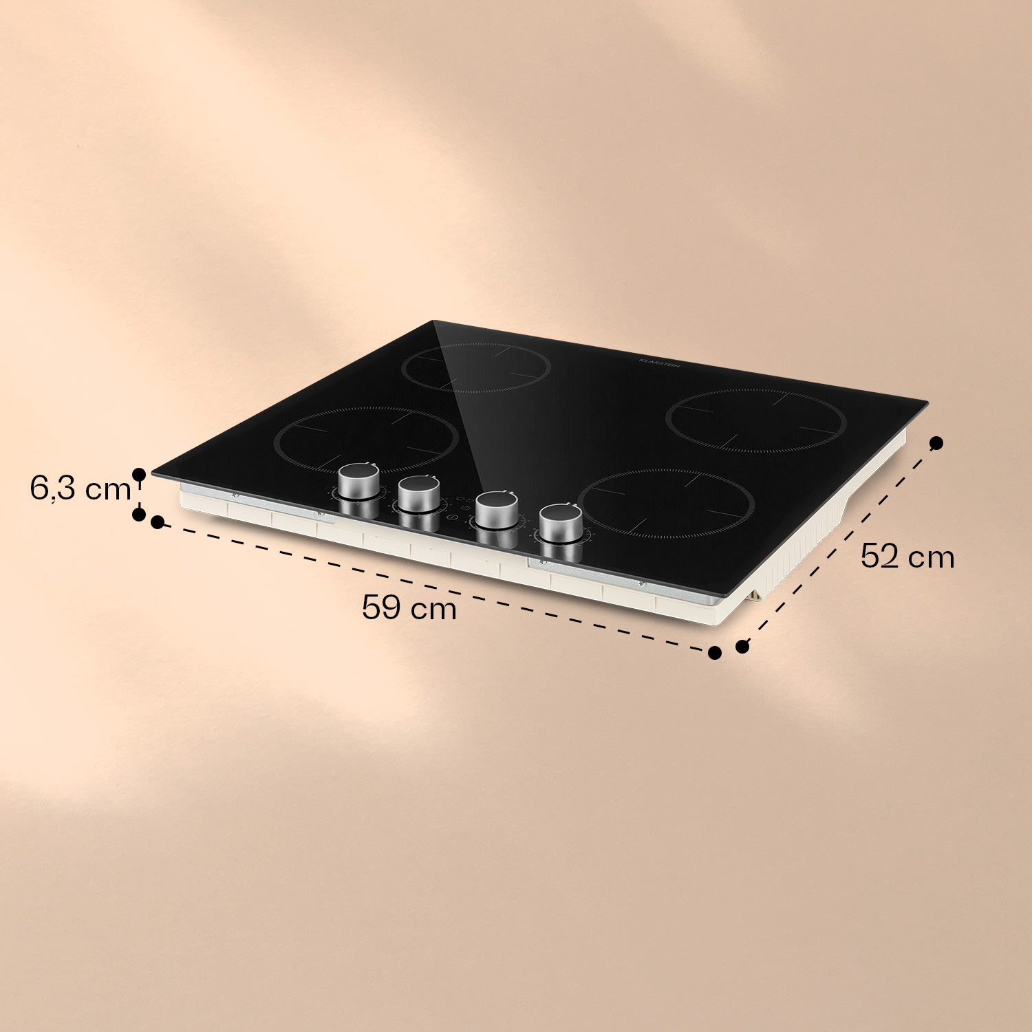 Плита індукційна KLARSTEIN Kochheld з 4 зонами (10034947) - фото 7 Плита індукційна KLARSTEIN Kochheld з 4 зонами (10034947) - фото 7