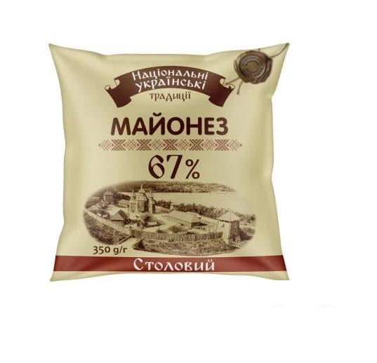 Майонез Столовий 67% філ-пак 0,300 кг/38 шт.