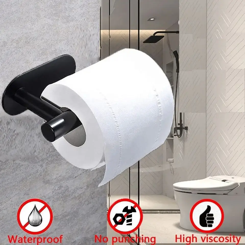 Держатель туалетной бумаги металл Черный - фото 4 Держатель туалетной бумаги металл Черный - фото 4