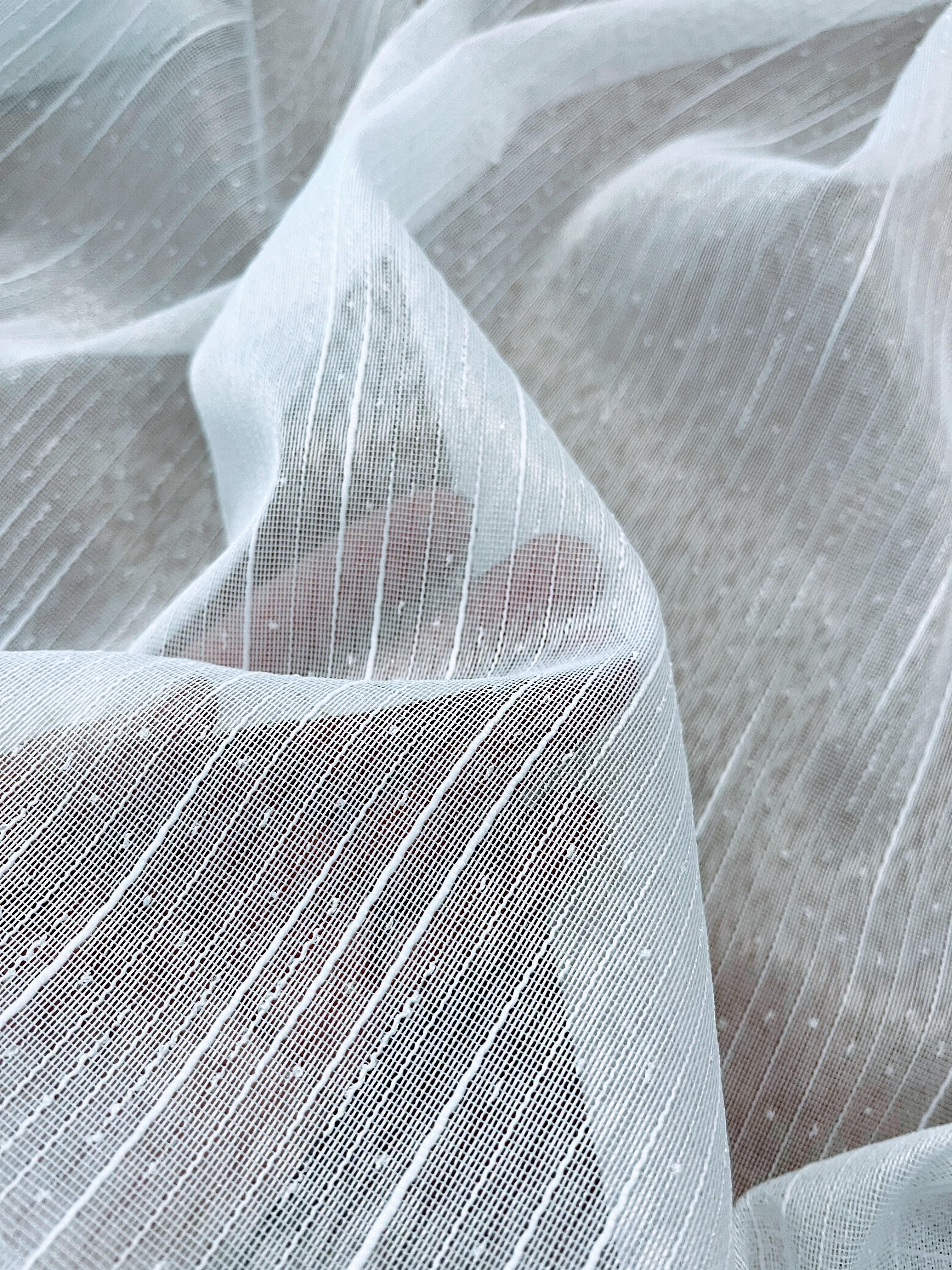 Тюль бамбук структурированный Bodrum 4х2,5 м Белый (3096/425)