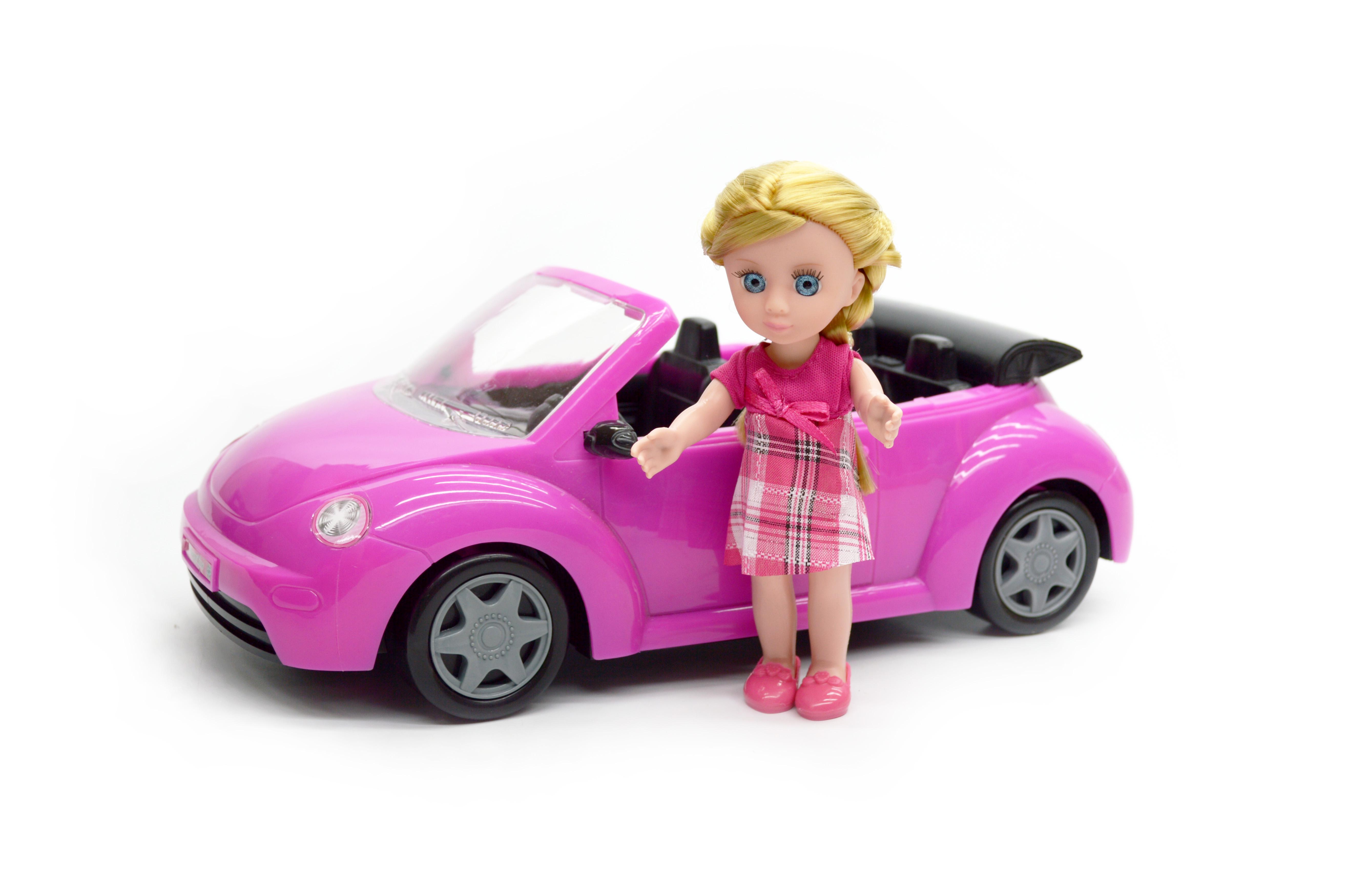 Кукла с машиной и питомцем (64016)