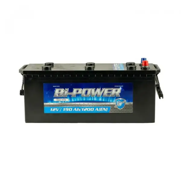 Акумулятор автомобільний BI-POWER 190 Ah 1200A 12V "+" праворуч (KLV190-00)