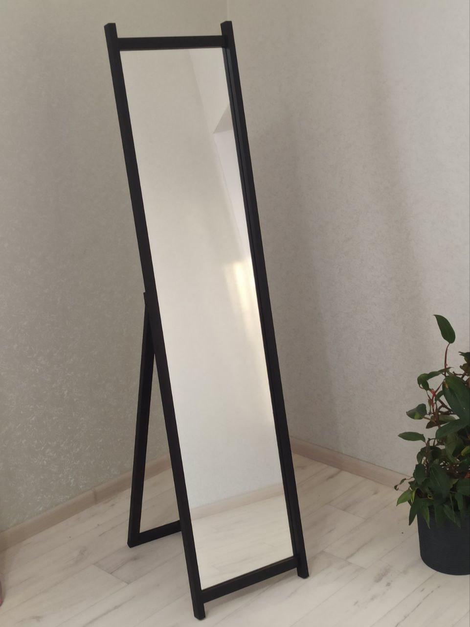 Дзеркало підлогове Trumo Speilben 162x38 см Чорний (22888972)