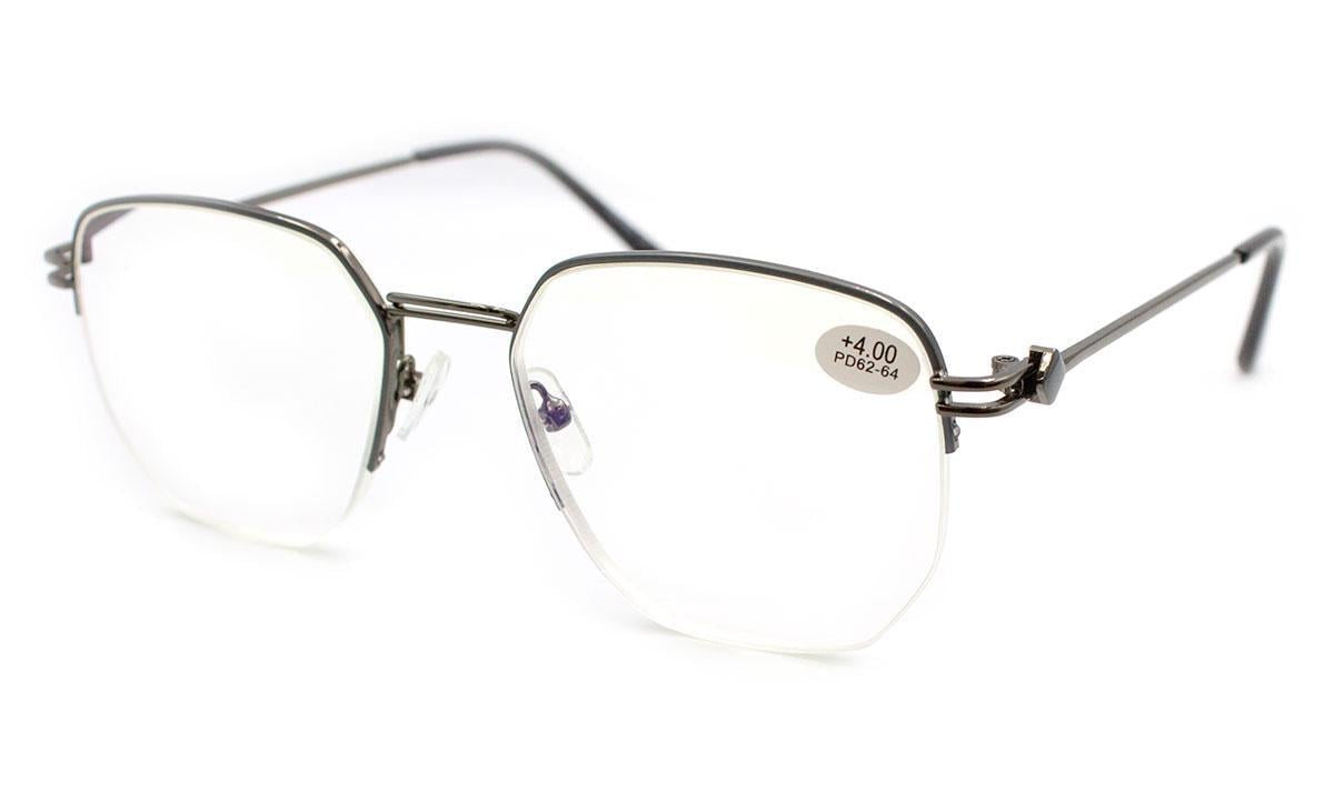 Окуляри для зору в металевій оправі Verse 320177S-C4 Blue blocker +4,00 (10349136)