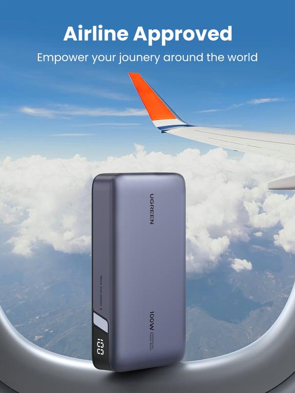 Повербанк Ugreen PB720 20000 mAh 100W Grey (25188) - фото 9