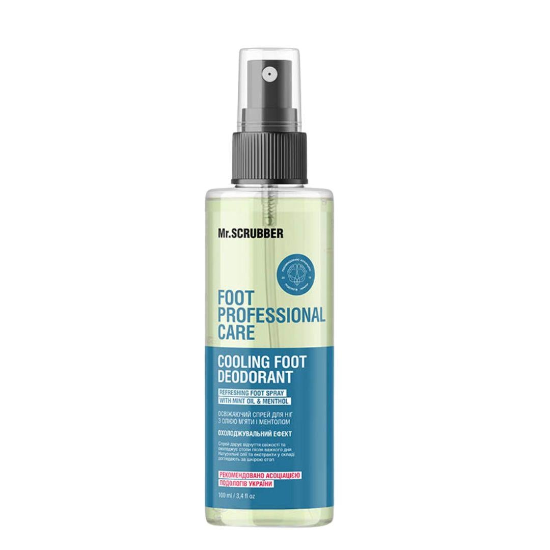 Дезодорант для ніг з ментолом Mr. Scrubber Foot Professional Care 100 мл (13353225)