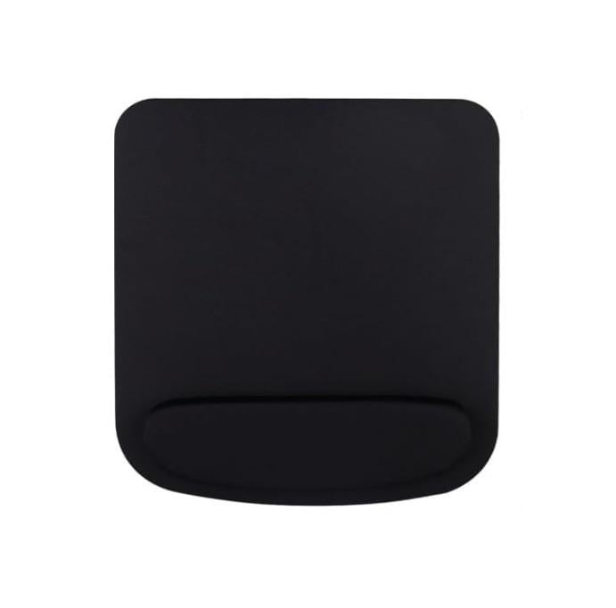 Коврик для мыши с подушкой под запястье 21х23 см Черный (КДМ-116)