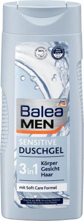 Гель для душу Balea Men Sensitive 3 в 1, 300 мл 4058172813993