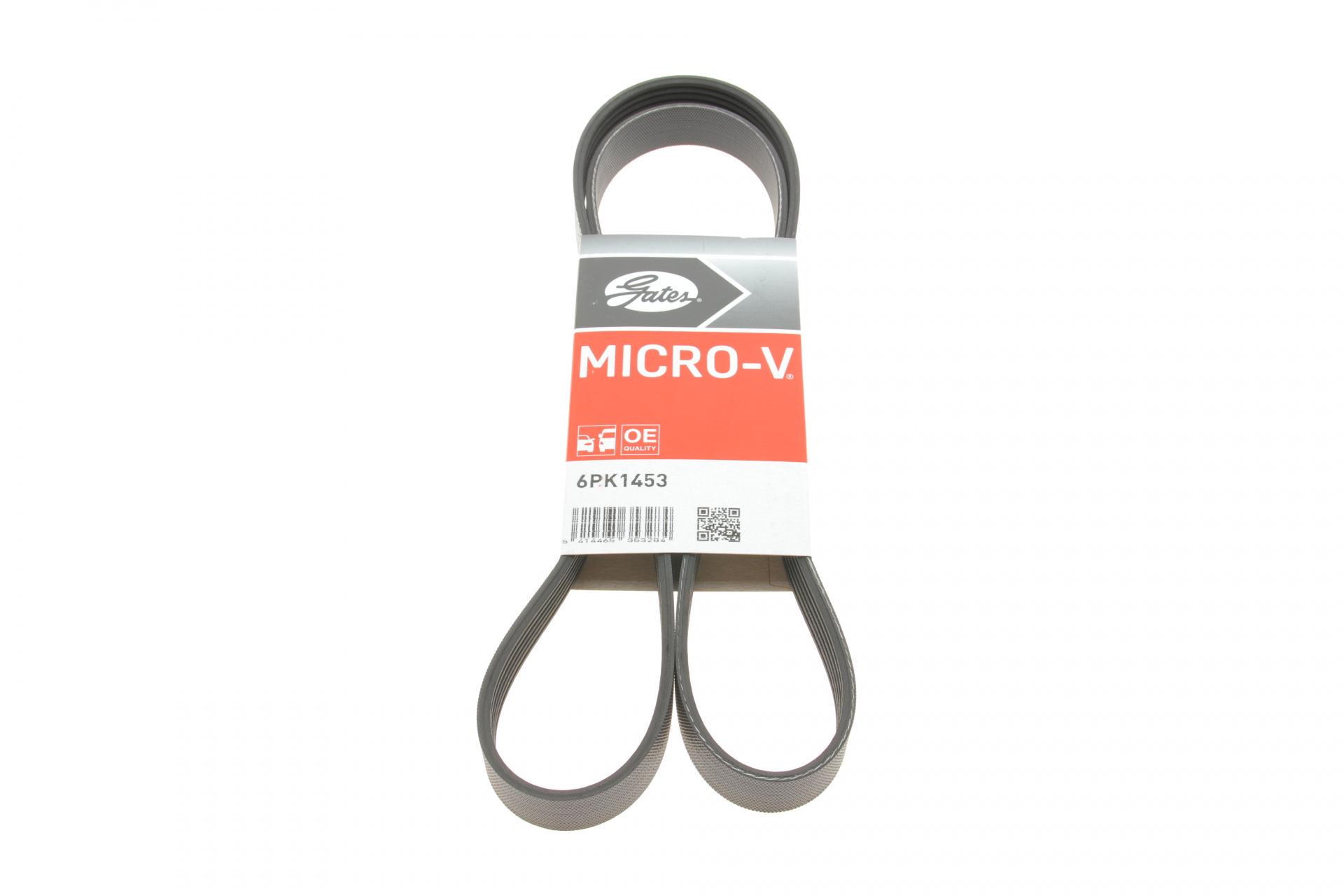 Ремень генератора GATES Peugeot 206/Partner/Citroen Berlingo/VW Polo 1.1-1.6 02- (6PK1453)