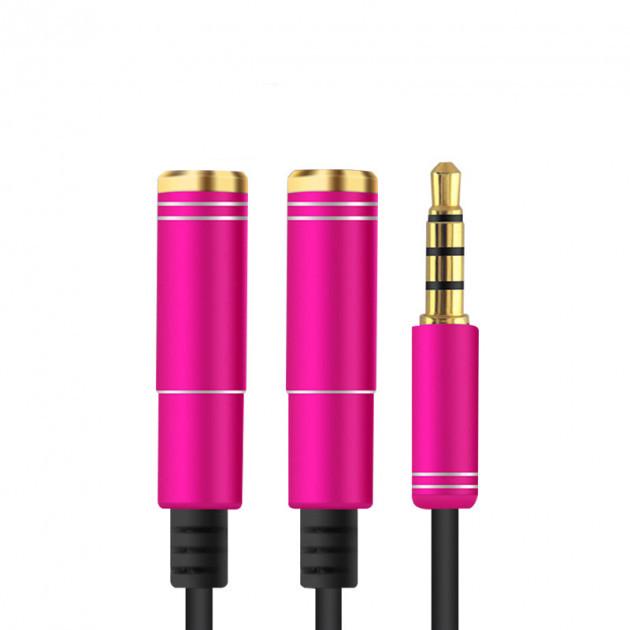 Кабель для навушників SUNROZ Metal Rose (A48313)