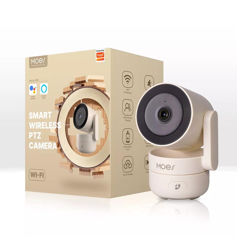 Камера видеонаблюдения поворотная PTZ WiFi IP MOES P52 4MP 360° видеоняня (WCM-P52) - фото 5 Камера видеонаблюдения поворотная PTZ WiFi IP MOES P52 4MP 360° видеоняня (WCM-P52) - фото 5