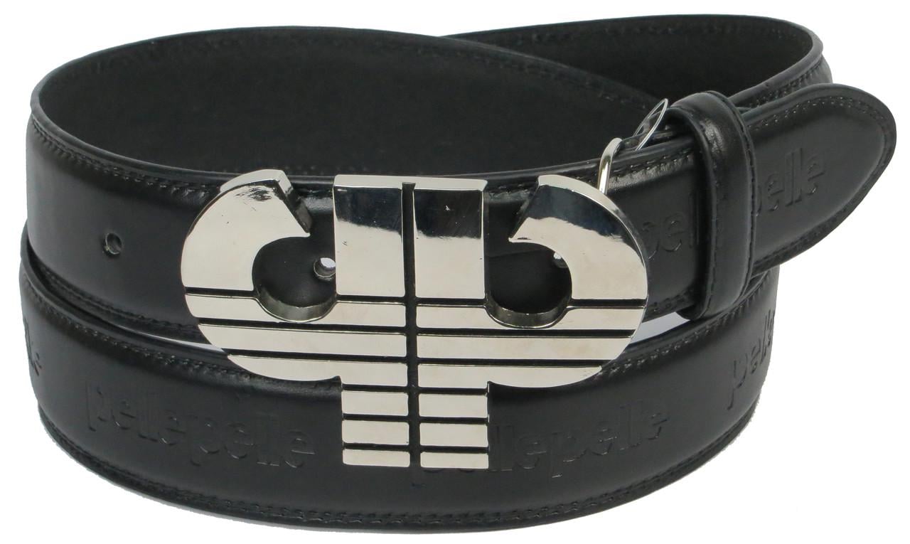 Ремень PellePelle мужской под джинсы с бляхой Черный