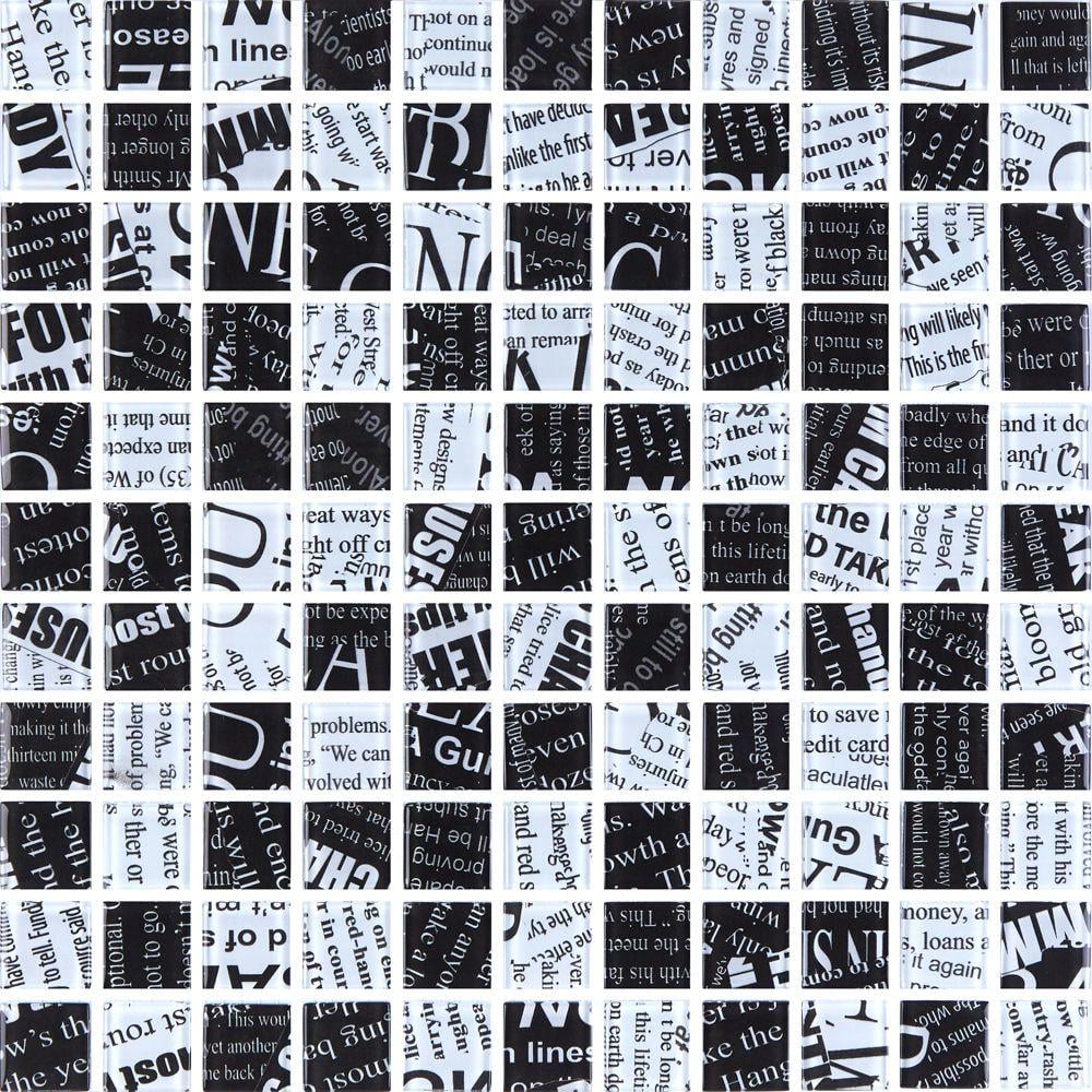 Мозаїка скляна Kotto Ceramica GMP 0425014 С2 Print 12/Print 45 300x300x4 мм/25x25 мм