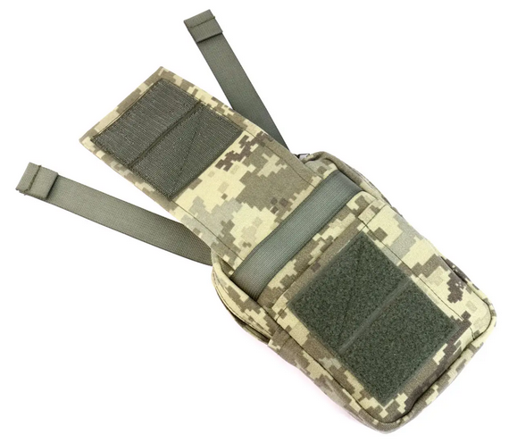 Барсетка військова Cordura 1000D для телефону та документів на пояс Піксель - фото 5 Барсетка військова Cordura 1000D для телефону та документів на пояс Піксель - фото 5