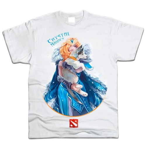 Футболка Fruit of the Loom Герой ЦМ Dota 2 "Crystal Maiden" XL Белый (619625)