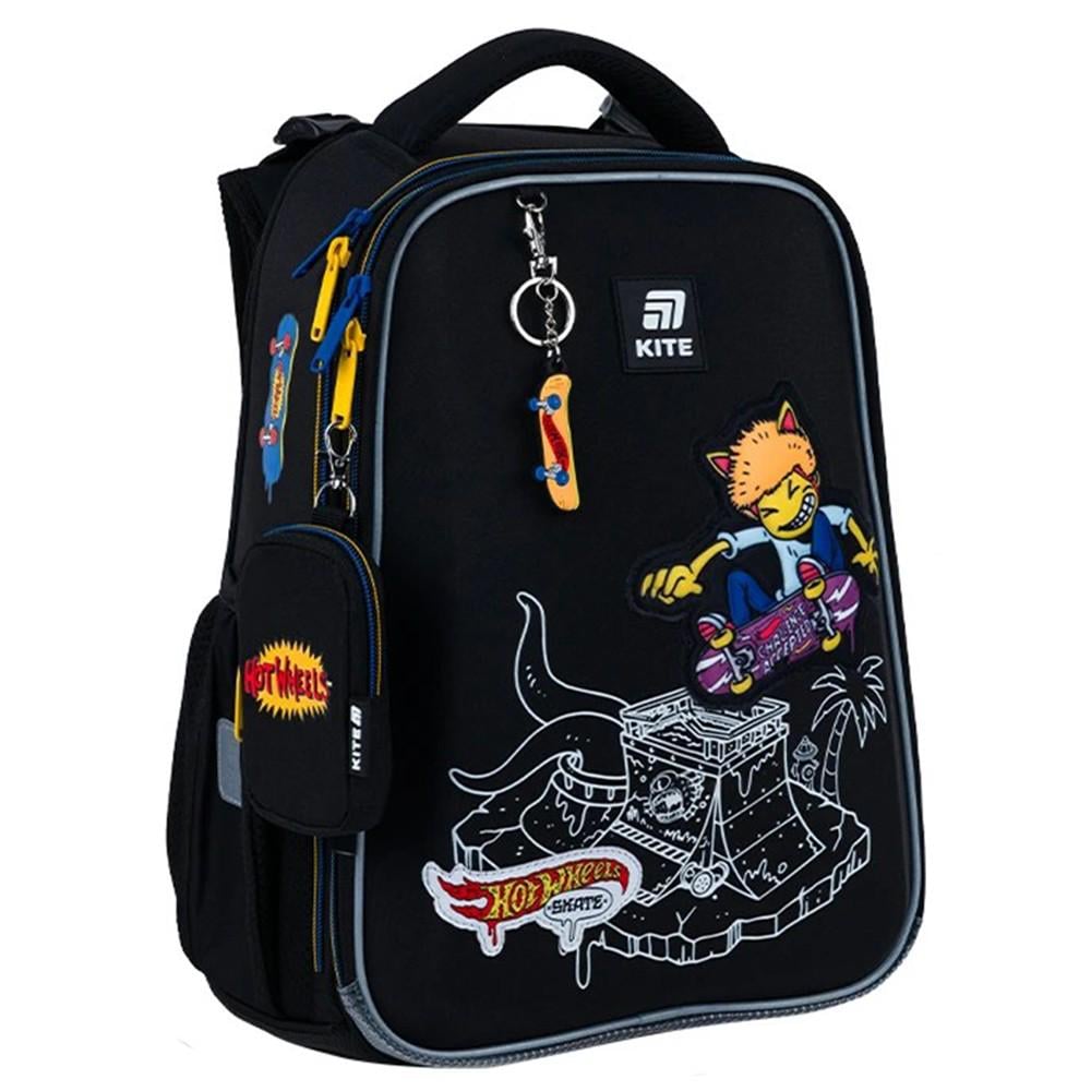 Шкільний рюкзак каркасний KITE Education Hot Wheels Skate (HW25-531M)