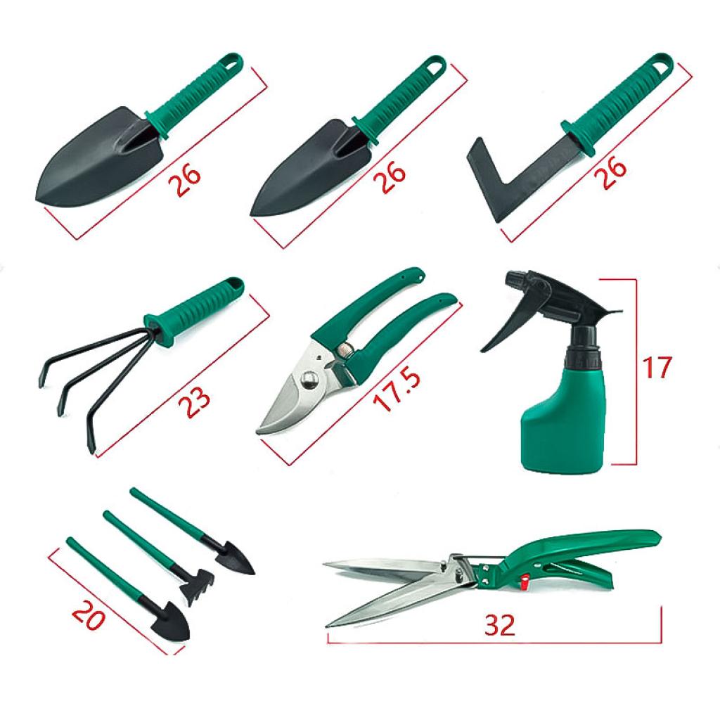 Набір садових інструментів Zhenjie GT-003 10в1 (1434171) - фото 3 Набір садових інструментів Zhenjie GT-003 10в1 (1434171) - фото 3