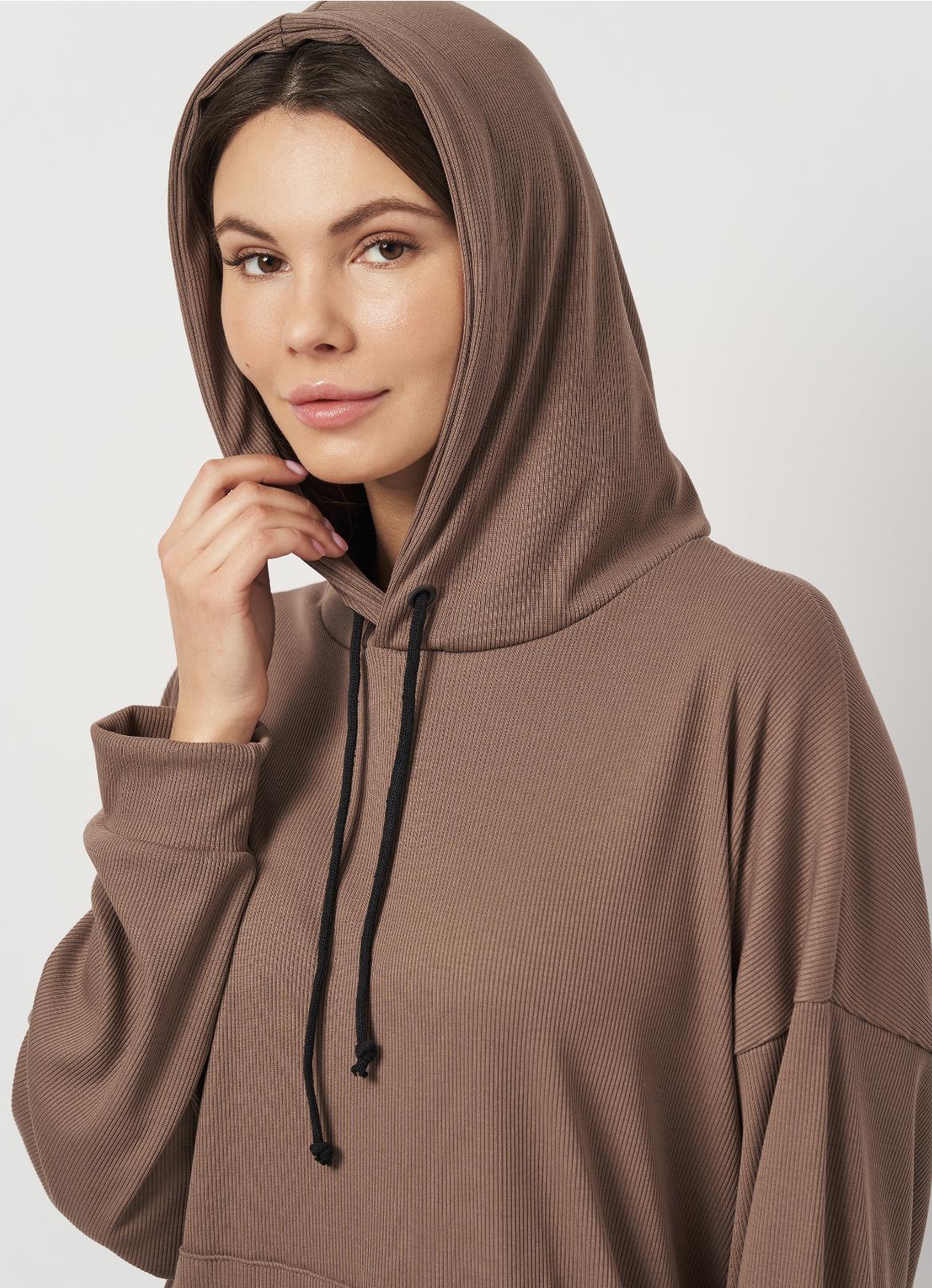 Костюм в рубчик женский Лали р. 50 Коричневый (2285640787) - фото 6 Костюм в рубчик женский Лали р. 50 Коричневый (2285640787) - фото 6