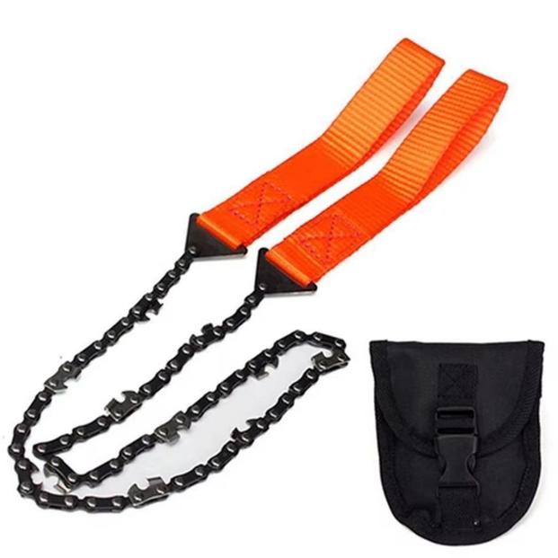 Пила туристическая с чехлом Kunsheng YK-2 103 см Оранжевый (26914055)