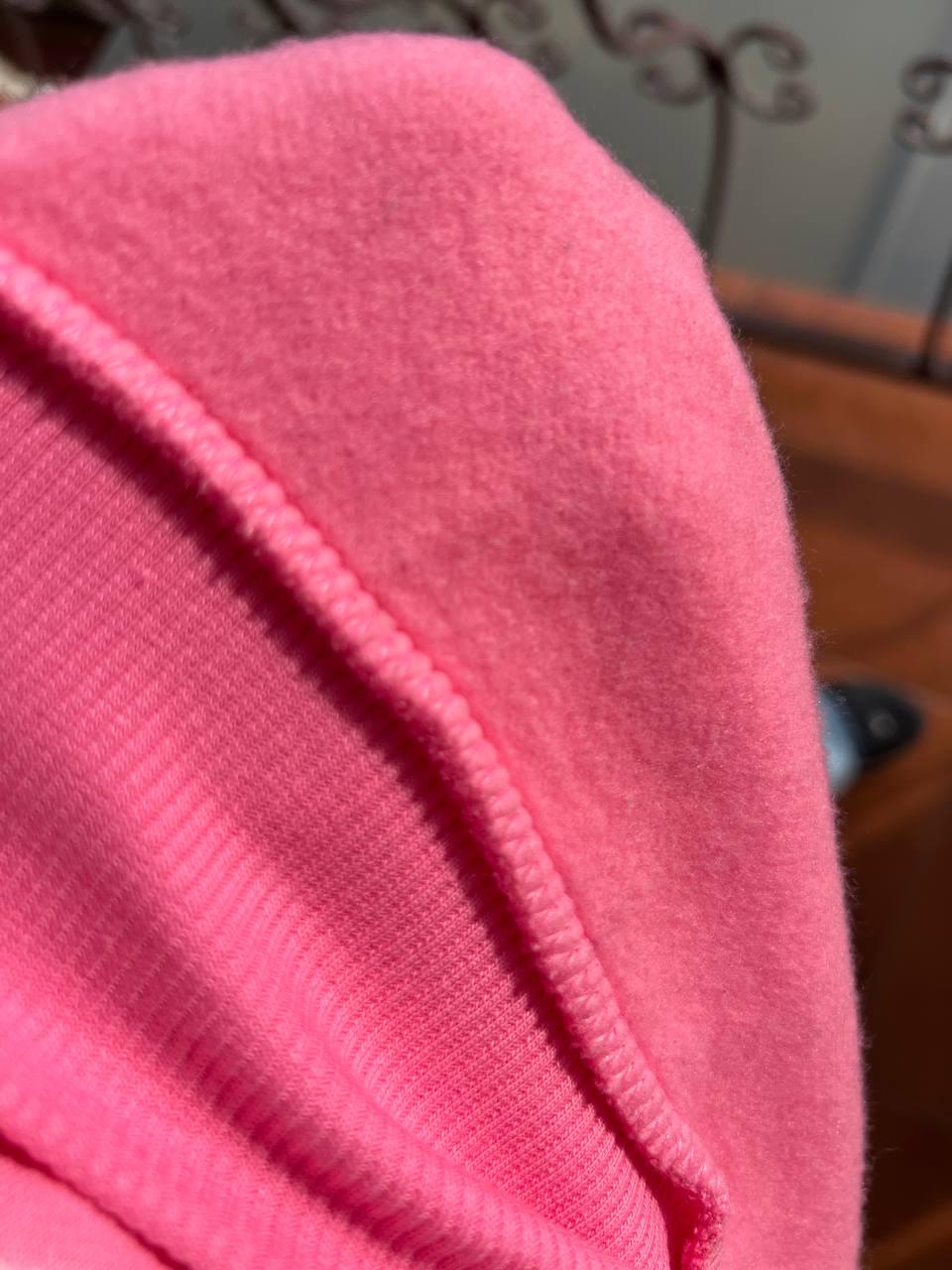 Світшот жіночий OLIVIA 2479 широкий утеплений вишивка OS Рожевий (1139) - фото 3