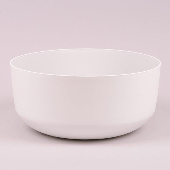 ᐉ Горшок пластиковый Flora GRACIA STANDART LOW 23,5 см Белый (92277)