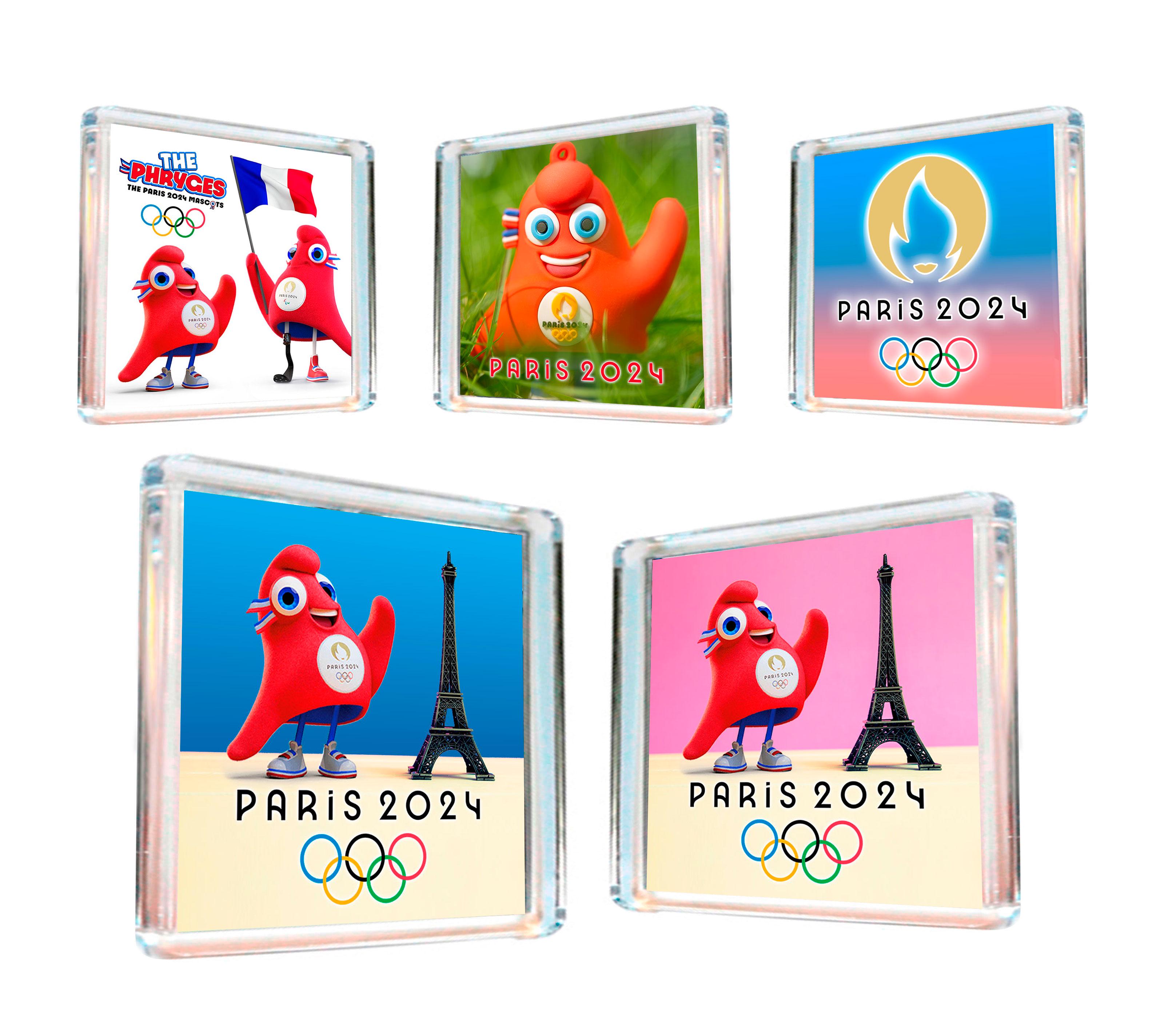 Магниты на холодильник APRIORI Олимпийские игры 2024 5 шт. (UA2505)