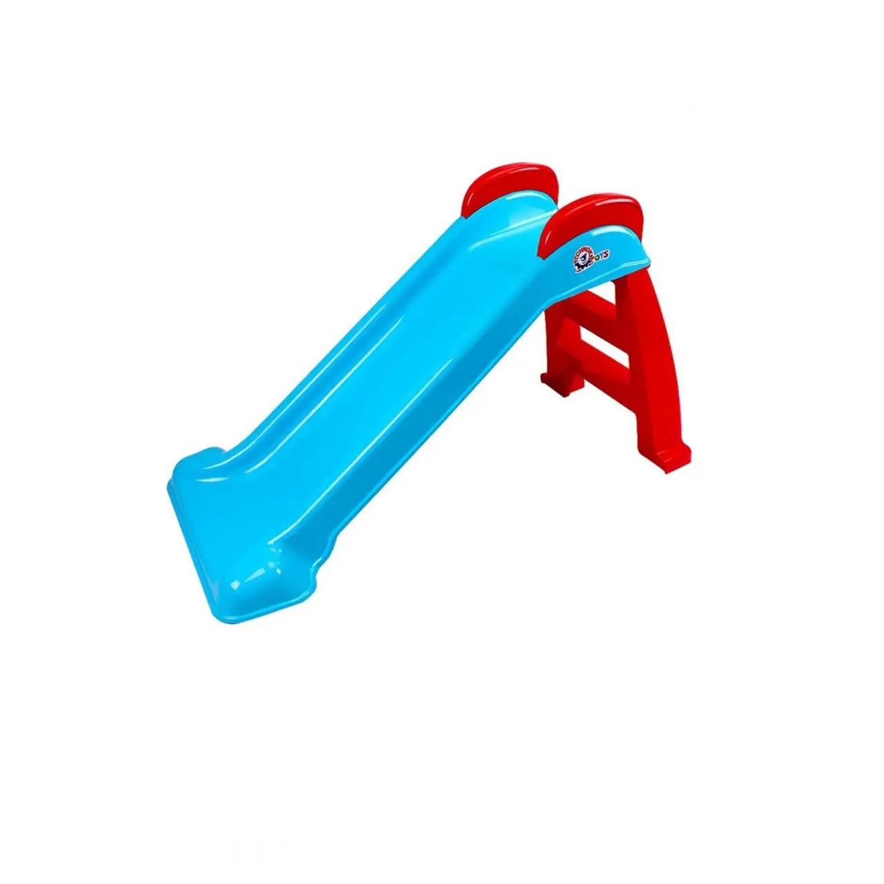 Горка детская для дома и скул Technok Toys 8065 пластиковая 123х51х71 см Синий/Красный (150-7-109305)