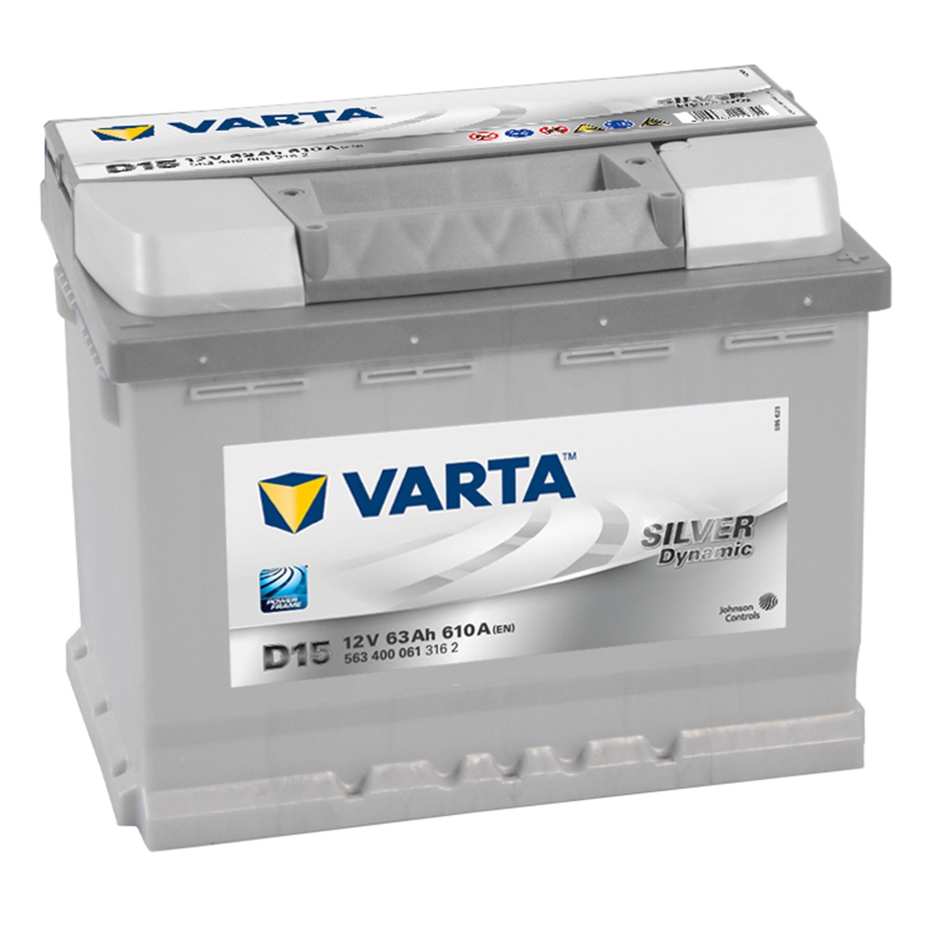 Аккумулятор Varta Silver Dynamic 63 Ah/12V 0 плюс справа