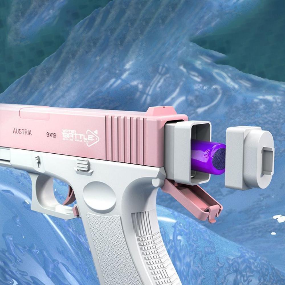 Пистолет водяной Glock Blue - фото 7
