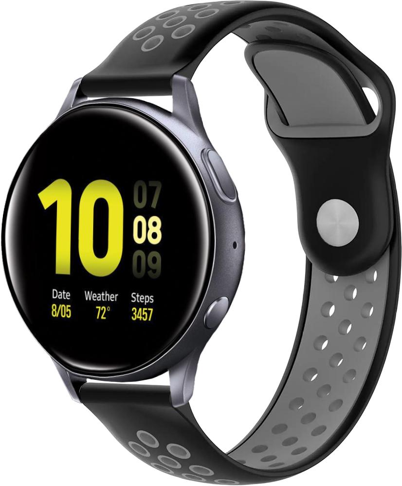Ремешок Sport для Galaxy Watch Active 2 40/44 мм Black Grey (23035-53)