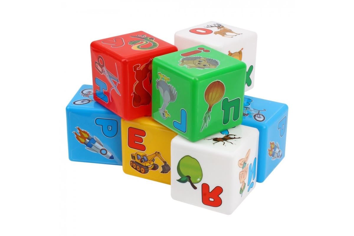 Кубики ТехноК "Абетка Веселка" (1806) - фото 3 Кубики ТехноК "Абетка Веселка" (1806) - фото 3