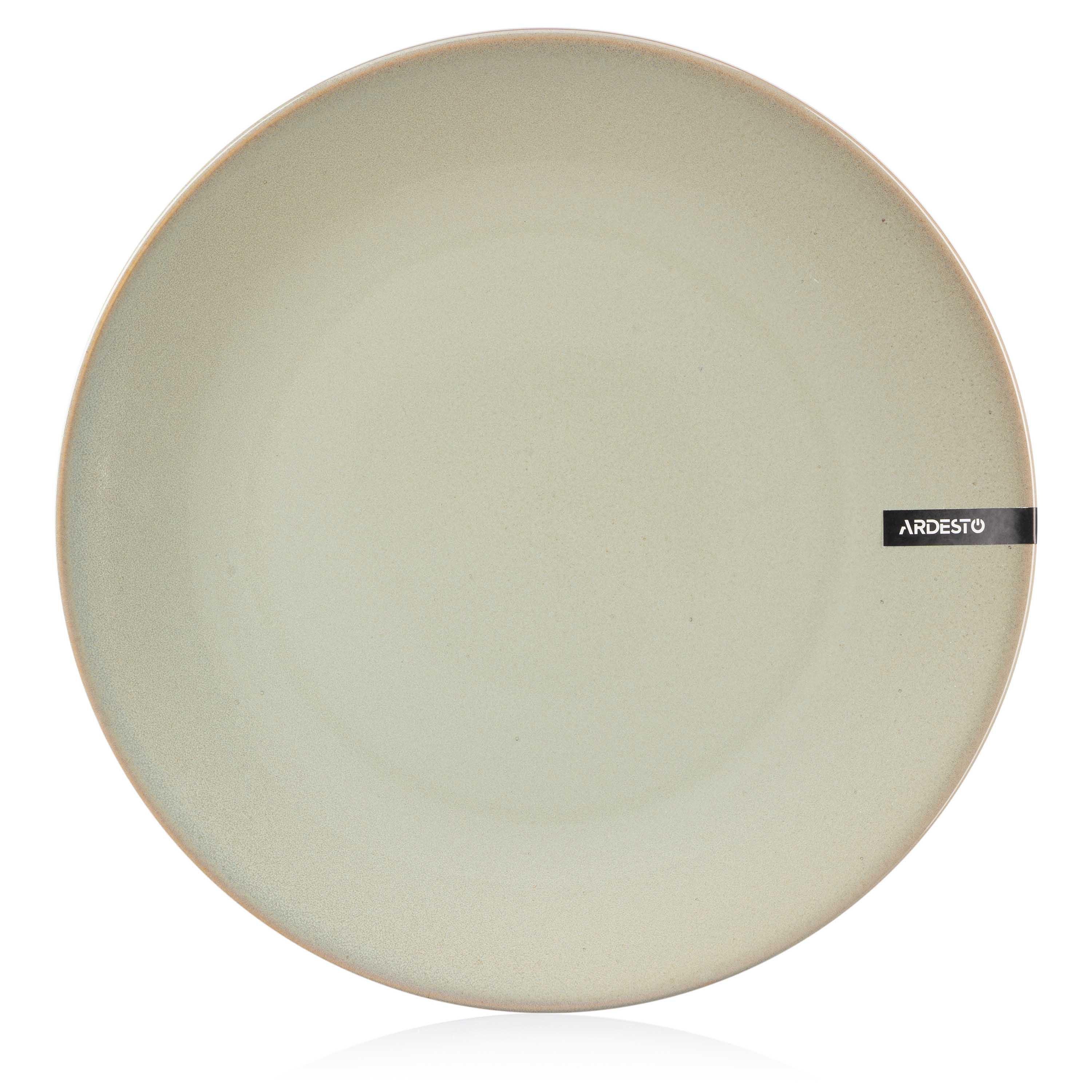 Тарелка обеденная Ardesto Lecco керамика 27 см Серый (ERC-AR2927LRG)