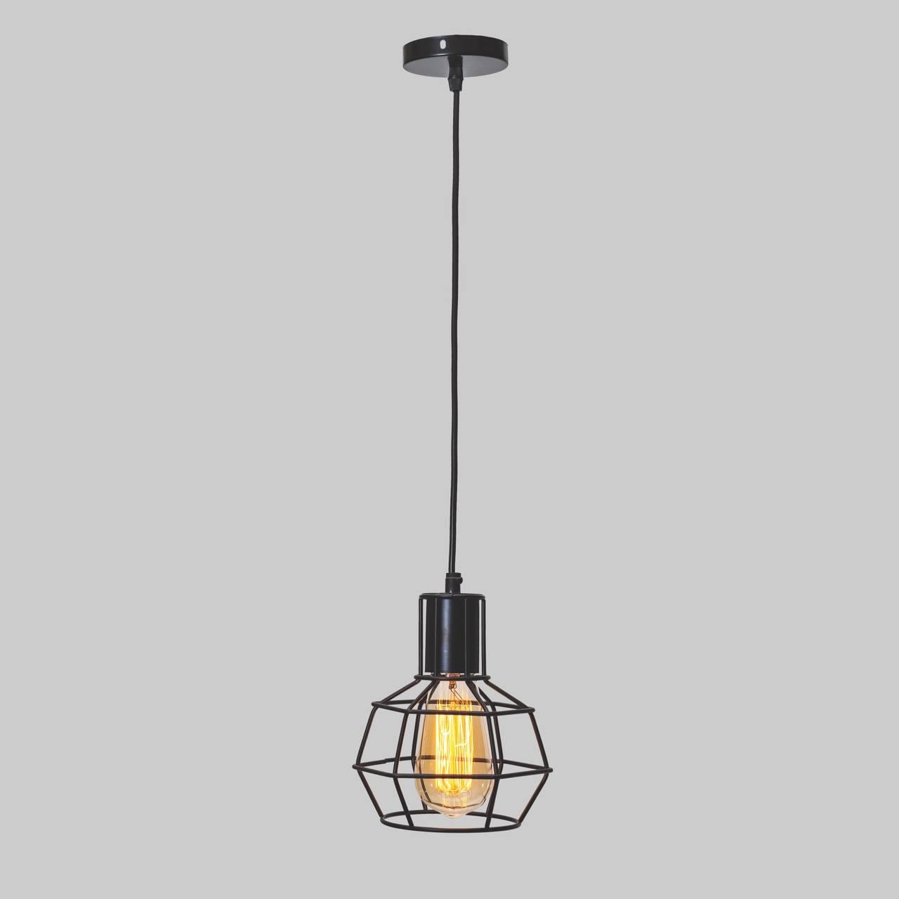 Подвес с плафоном Черный (56-PR1618-1 ВК)