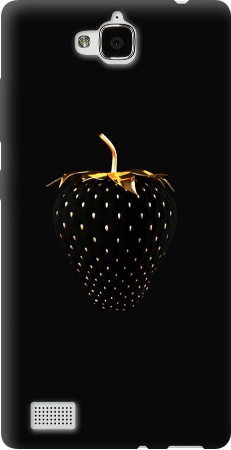 Чехол на Huawei Honor 3C Черная клубника (3585u-307-42517)