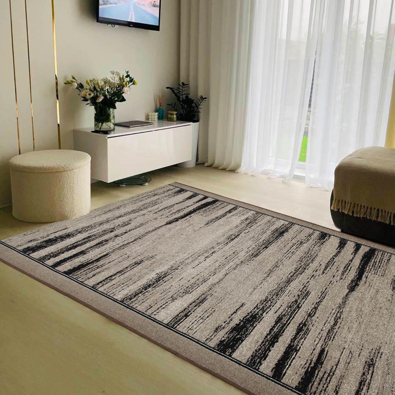 Ковер безворсовый на войлочной основе DAKARIA Print Run Санди p13 1,2x1,7 м Темно-бежевый (00-00019454) - фото 8