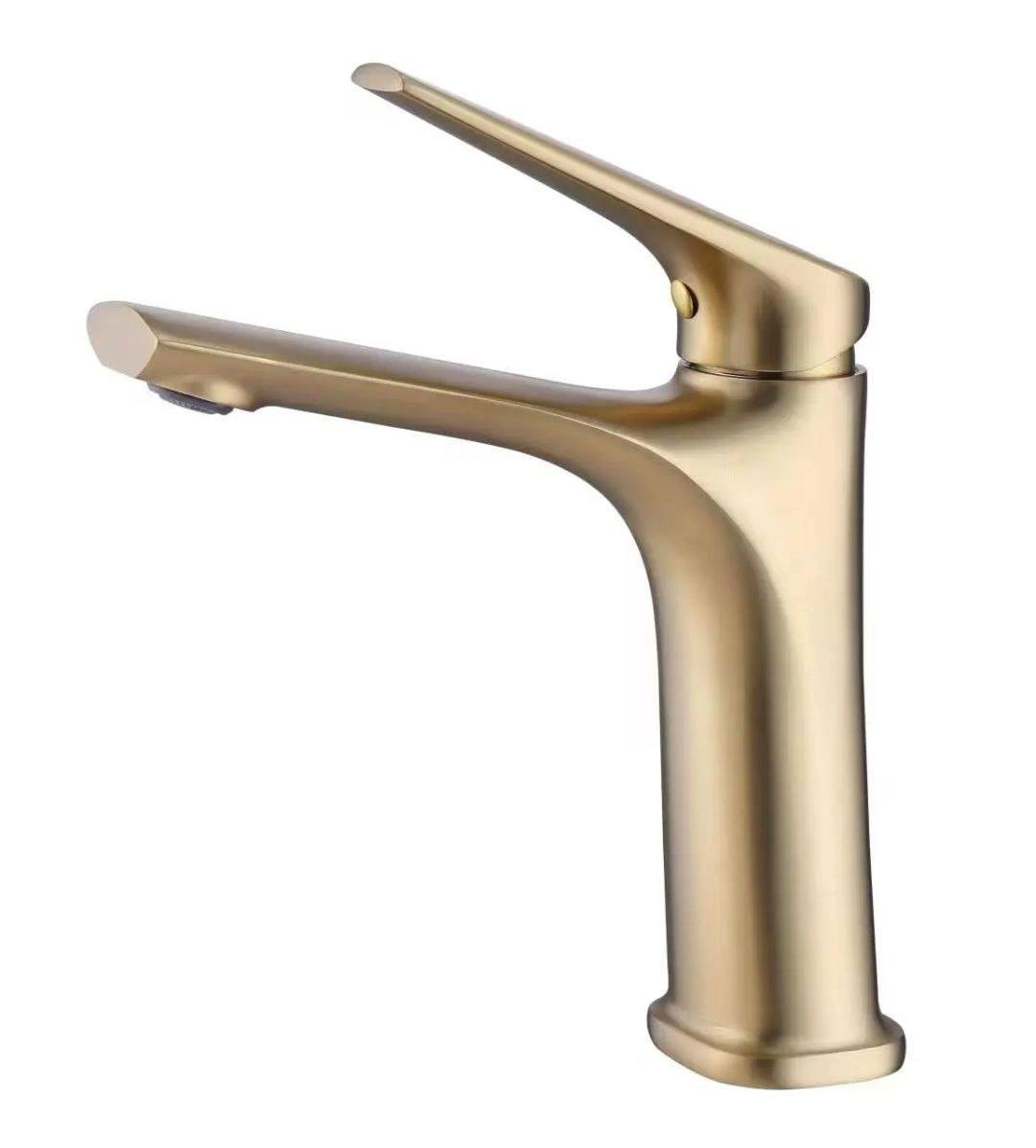 Змішувач для умивальника Epelli Tremezzo Brushed gold Золотий матовий (29511238)