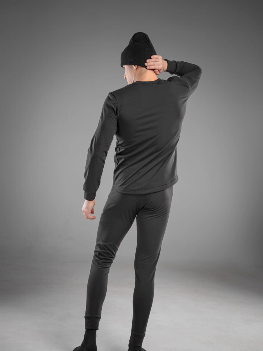 Термобелье мужское на микрофлисе термолонгсливы/термокальсоны М Черный (8199445288) - фото 8 Термобелье мужское на микрофлисе термолонгсливы/термокальсоны М Черный (8199445288) - фото 8