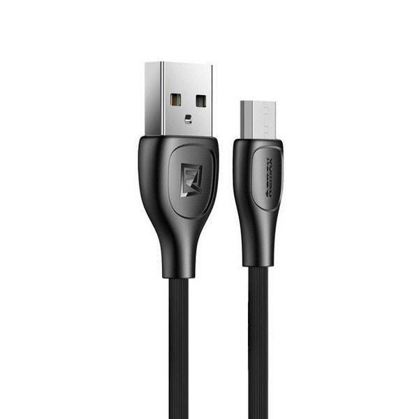Кабель Remax RC-160m USB MicroUSB Lesu Pro 2,1 A 1 м Черный (6972174158389)