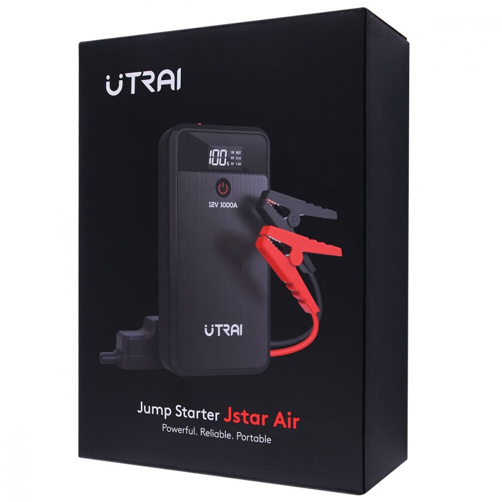 Пуско-зарядний пристрій UTRAI Jump Starter Jstar Air 8000 mAh Black (NC_386540001) - фото 3