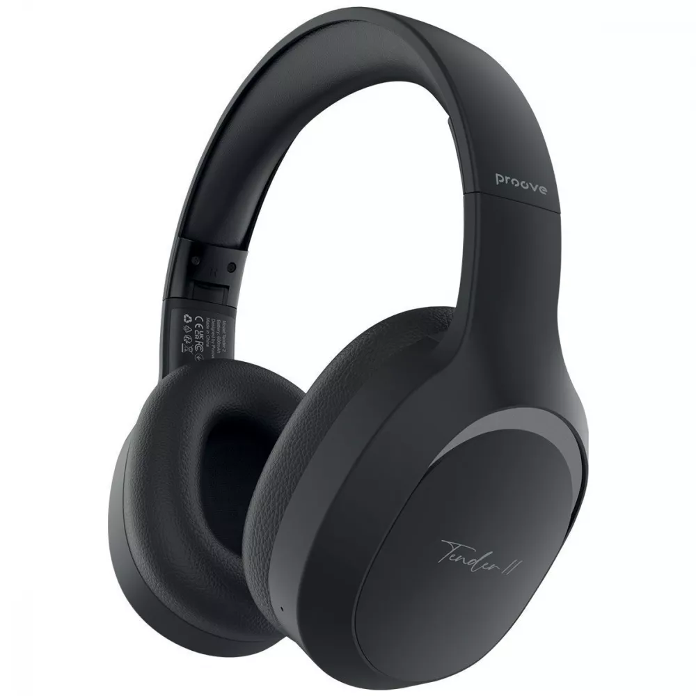 Наушники беспроводные Proove Tender 2 Bluetooth 6.0 Black APP (640588)