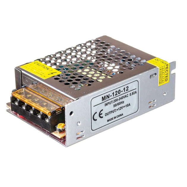 Блок питания инновационный Led Technologies Compact 120 Вт с стабильным 12VDC-10A 90-264V AC металлический (000028812) Блок питания инновационный Led Technologies Compact 120 Вт с стабильным 12VDC-10A 90-264V AC металлический (000028812)