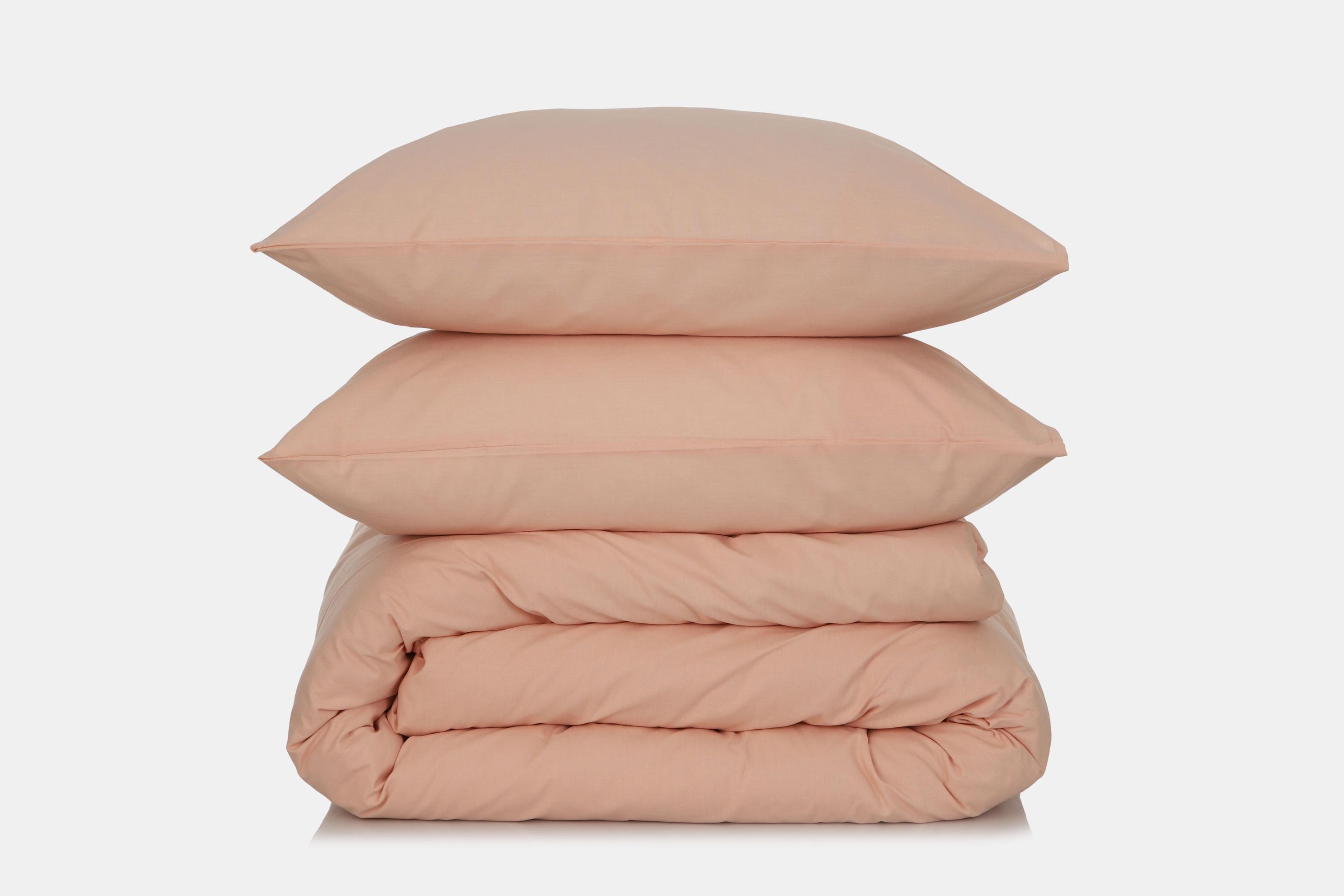 Комплект постельного белья евро Amore 1406 ранфорс Розовый (KPB-Ae-R-1406(50x70)_) - фото 1