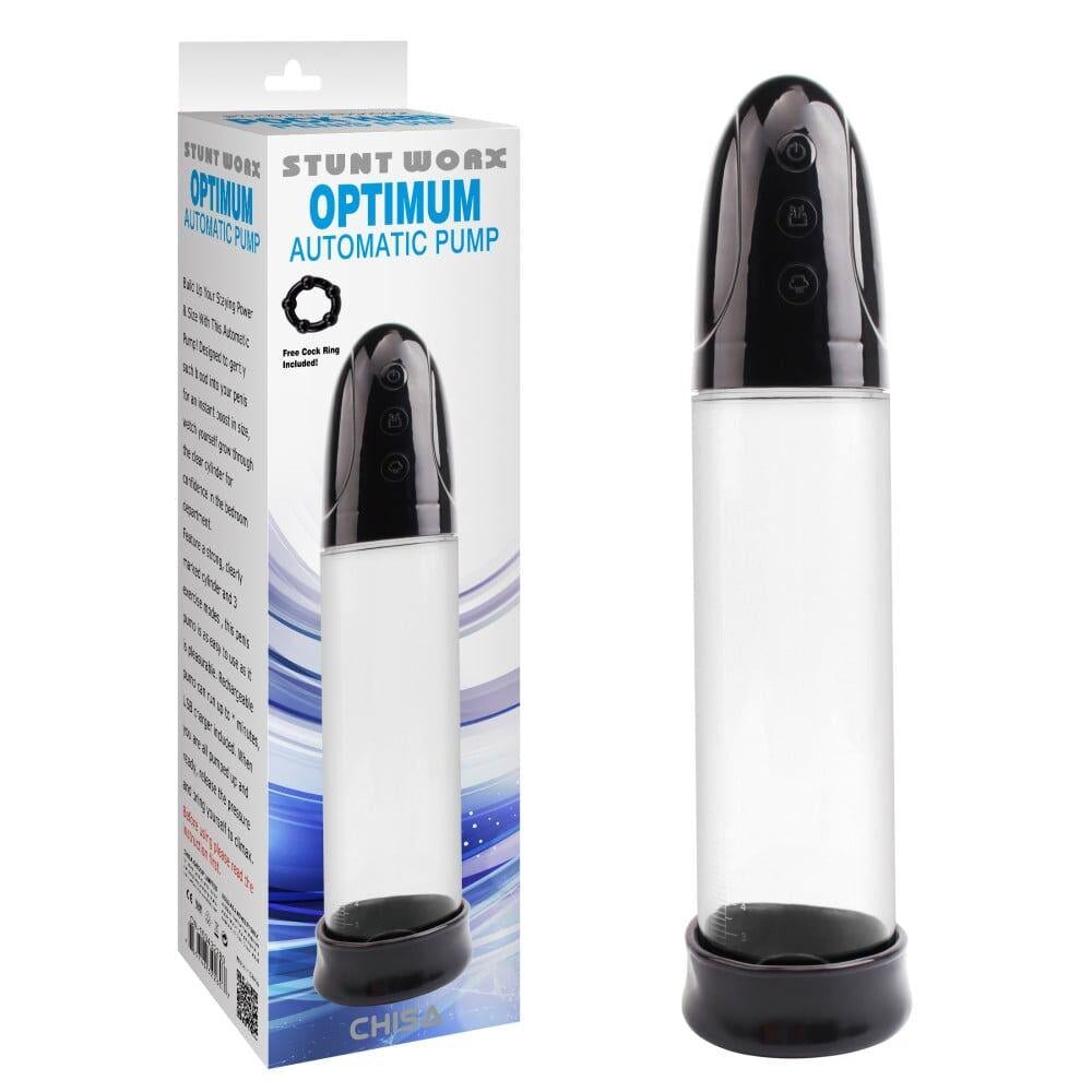 Помпа автоматическая вакуумная Chisa Optimum Automatic Pump для пениса 31 см (36947586)