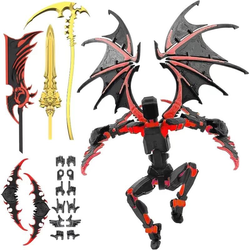 Конструктор детский Робот Illidan Red Dummy сборная экшн-фигурка 30 дет. (арт EPC15385M)